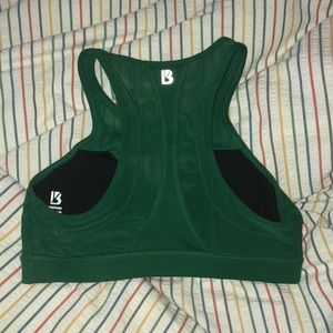 Buff bunny medium sports bra emerald green